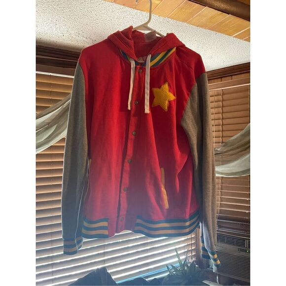 Cartoon Network Steven Universe Chesseburger Hoodie Varsity Jacket/ Sweatshirt S - Picture 3 of 12
